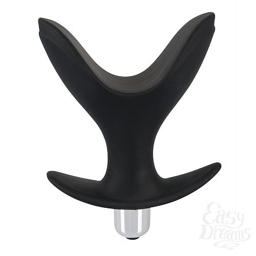  1:  ׸  V-  Black Velvets Vibrating Anchor Plug   - 10,3 .