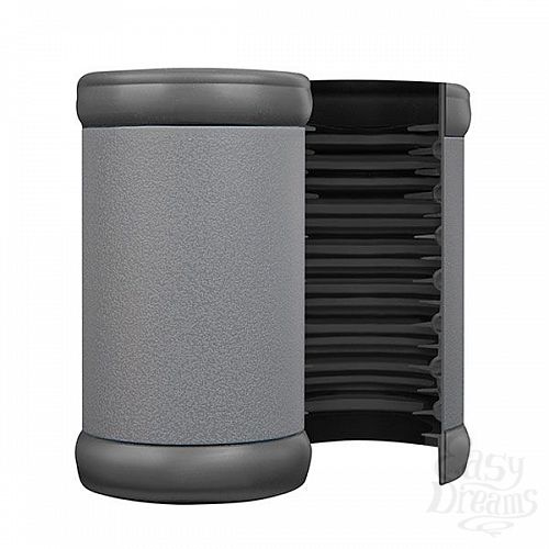 Фотография 1:  Серый мастурбатор с ребрышками FLEXIBLE MASTURBATOR STROKER  Фотография 1:  Серый мастурбатор с ребрышками FLEXIBLE MASTURBATOR STROKER