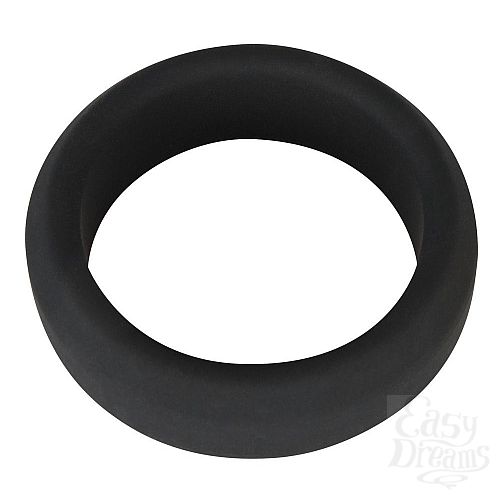 Фотография 1:  Чёрное эрекционное кольцо из силикона Фотография 1:  Чёрное эрекционное кольцо из силикона