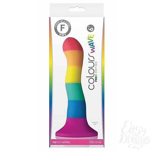  2     Colours Pride Edition 6  Wave Dildo - 19 .
