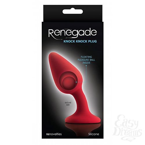 ���������� 2  ������� �������� ������ �� ��������� ������� ������� Renegade Knock Knock Plug - 11,9 ��.