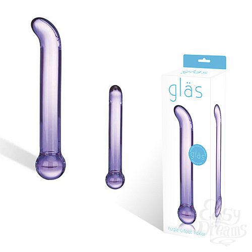  1:   G- PURPLE G-SPOT TICKLER GLAS-51