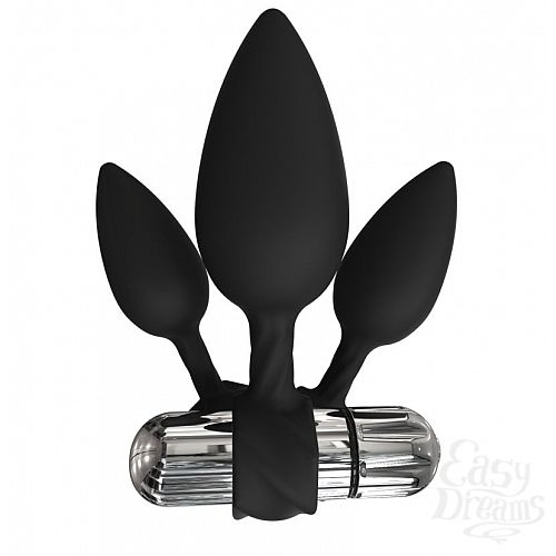 Фотография 1:  Набор из 3 анальных плагов и вибропули Bathmate Anal Training Plugs VIBE  Фотография 1:  Набор из 3 анальных плагов и вибропули Bathmate Anal Training Plugs VIBE