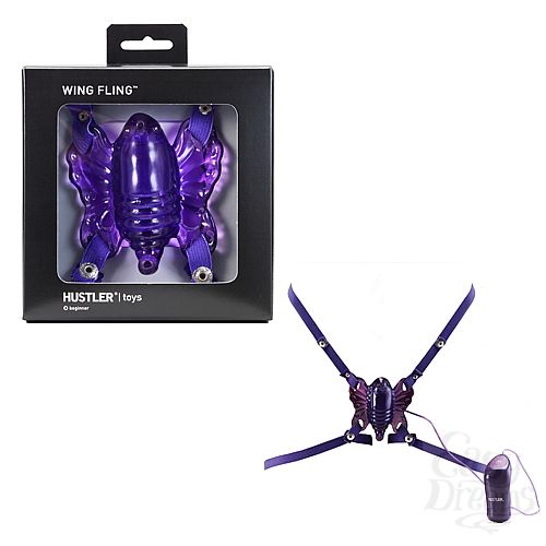 Фотография 1:  Бабочка на трусиках фиолетовая WING FLING H25512-10001 Фотография 1:  Бабочка на трусиках фиолетовая WING FLING H25512-10001