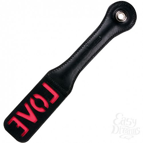 1:  Leather Impression Paddle - Love