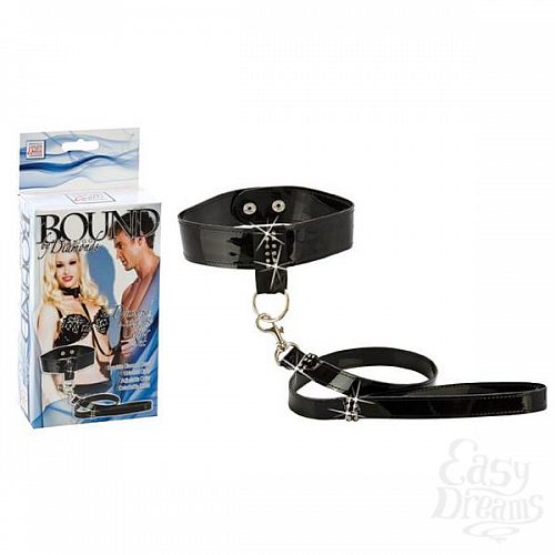  1:     Bound By Diamonds Leash Collar Set 2656-80BXSE