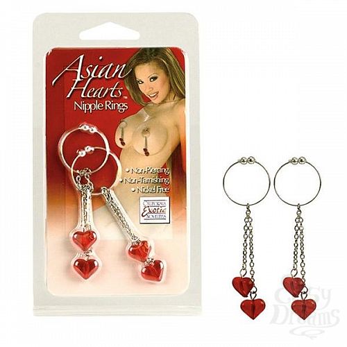  1:       Asian Hearts Nipple Rings2608-10CDSE
