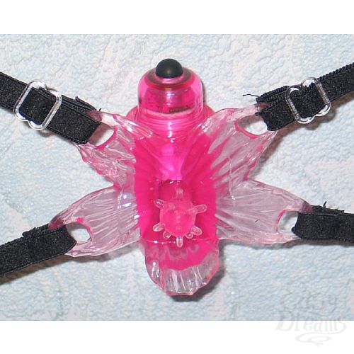 Фотография 1:  Вибростимулятор клитора водонепроницаемый на ремнях *Горячий цветок* Фотография 1:  Вибростимулятор клитора водонепроницаемый на ремнях *Горячий цветок*