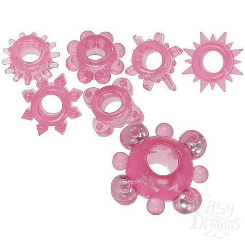 Фотография 1:  Набор из 7 эрекционных колец RING RING RING Фотография 1:  Набор из 7 эрекционных колец RING RING RING