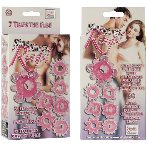 Фотография 2:  Набор из 7 эрекционных колец RING RING RING Фотография 2  Набор из 7 эрекционных колец RING RING RING