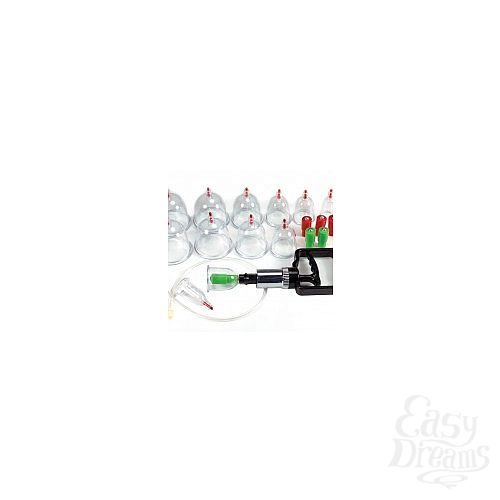 1:      CUPPING SET 12 PCS. TRANSPARENT