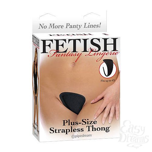  1:  - Plus Size Strapless Thong .