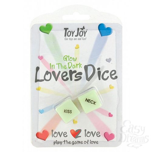  1:     LOVE2LOVE GLOW IN THE DARK DICE 9899TJ