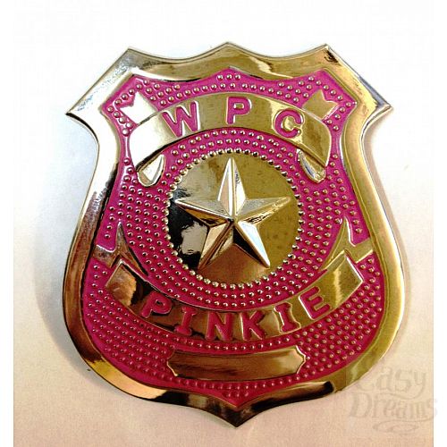  1:   Police Badge pink  75 02493