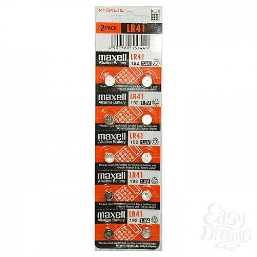  1:   Maxell LR41 10 