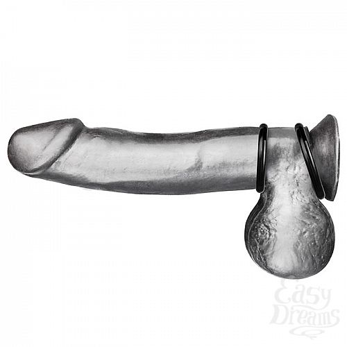  3          SILICONE COCK RING SET BLM4005-BLK