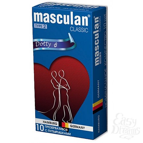 Фотография 1:  Презервативы Masculan Classic с пупырышками (Dotty) Фотография 1:  Презервативы Masculan Classic с пупырышками (Dotty)