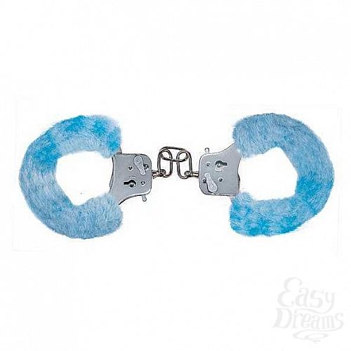 ���������� 2  ��������� Furry Fun Cuffs - Pale Blue Plush 