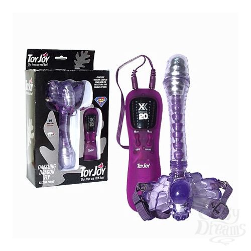 Фотография 1:  Стимулятор DAZZLING DRAGON FLY VIBR PURPLE Фотография 1:  Стимулятор DAZZLING DRAGON FLY VIBR PURPLE