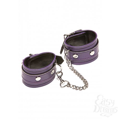  2    X-PLAY LOVE CHAIN WRIST CUFFS PURPLE 2070XP