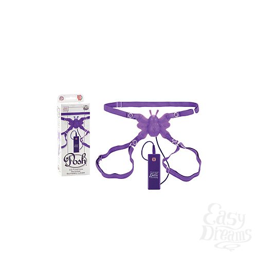 Фотография 1:  Стимулятор клитора на ремнях BUTTERFLY LOVER с вибрацией фиолетовый Фотография 1:  Стимулятор клитора на ремнях BUTTERFLY LOVER с вибрацией фиолетовый