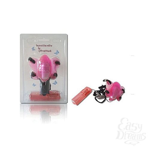 Фотография 1:  Нежный клиторальный стимулятор бабочка с вибрацией на ремнях Фотография 1:  Нежный клиторальный стимулятор бабочка с вибрацией на ремнях