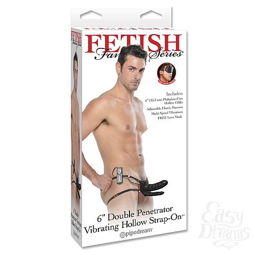  2   FF VIBRATING DOUBLE PENETRATOR BLACK 338523PD