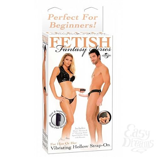  3     Vibrating Hollow Strap-on