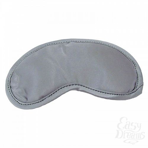  1:     Satin Blindfold - Grey, OS, -