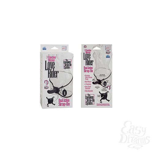  3    7-Function Love Rider Dual Acton Strap On     