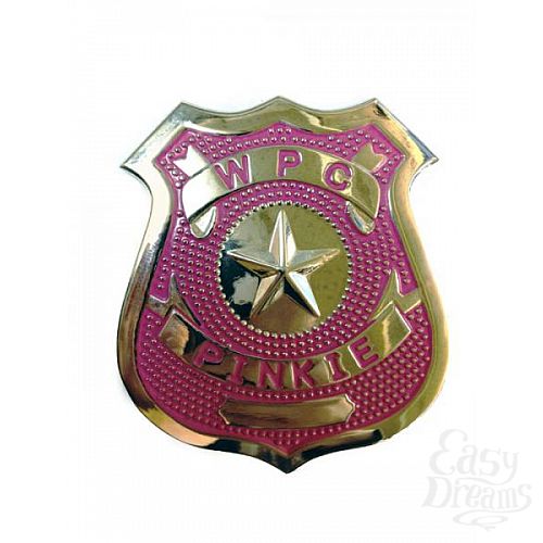  1:   Police Badge pink
