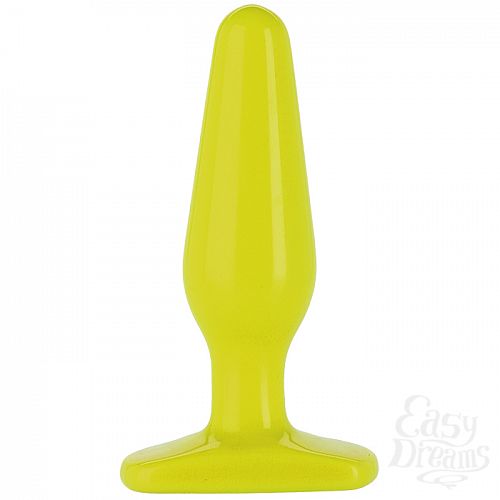  1:  Glo - Thick Anal Plug - Yellow