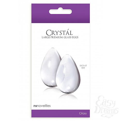  1:   CRYSTAL GLASS EGGS CLEAR NSN-0703-11