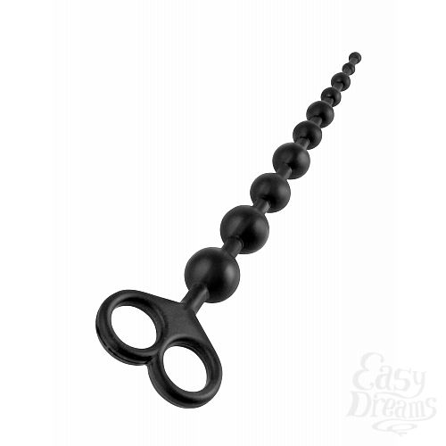  3    Anal Fantasy Collection Boyfriend Beads Black 465123PD