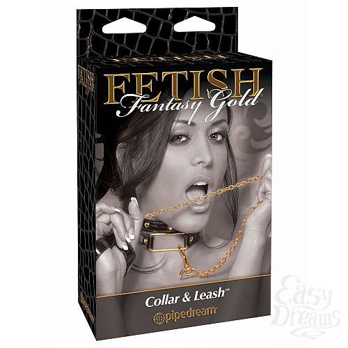  1:   FF GOLD COLLAR & LEASH 397823PD