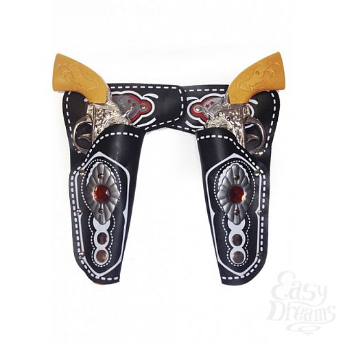 Фотография 1:  Кобура с двумя пистолетами  02745OS Фотография 1:  Кобура с двумя пистолетами  02745OS