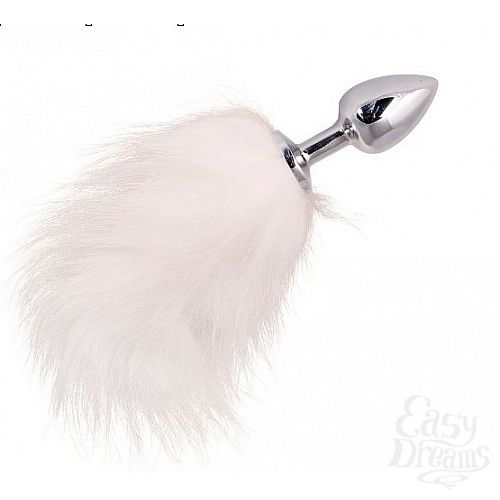  1:       Small Silver Plug  With White Small Tail     SSPWWST