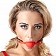  -    Red Gag silicone.