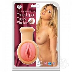  - CyberSkin Pink Lips Pussy Stroker 