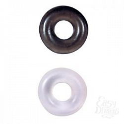 Комплект эрекционных колец STUD RINGS WHITE/BLACK   Комплект эрекционных колец STUD RINGS WHITE/BLACK