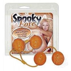 Бежевые вагинальные шарики Spooky  Бежевые вагинальные шарики Spooky