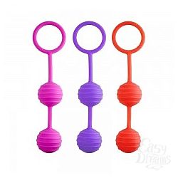 Оранжевые вагинальные шарики с кольцом  Оранжевые вагинальные шарики с кольцом