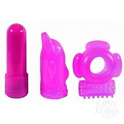 Toy Joy     Sky-High Vibrating Couples Set Pink