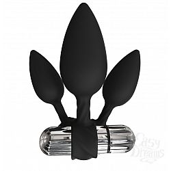 Набор из 3 анальных плагов и вибропули Bathmate Anal Training Plugs VIBE   Набор из 3 анальных плагов и вибропули Bathmate Anal Training Plugs VIBE