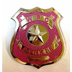   Police Badge pink  75 02493