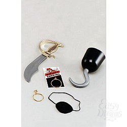 Крюк пирата черный 20см 02322  Крюк пирата черный 20см 02322