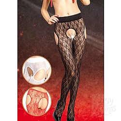 Колготы с вырезом по бокам и внизу  Колготы с вырезом по бокам и внизу