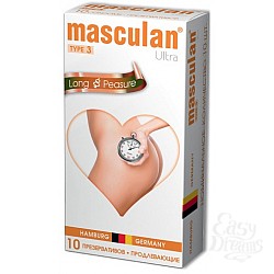 Презервативы Masculan Ultra с анестетиком для продления ощущений (Long Pleasure)  Презервативы Masculan Ultra с анестетиком для продления ощущений (Long Pleasure)