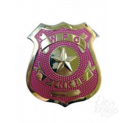  Police Badge pink