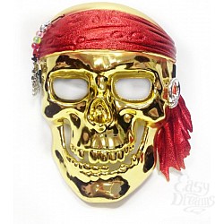 Маска пирата золотая   Маска пирата золотая